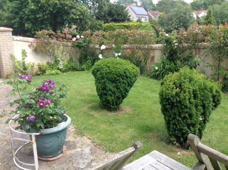 Chideock-House-garden view-west-dorset-country